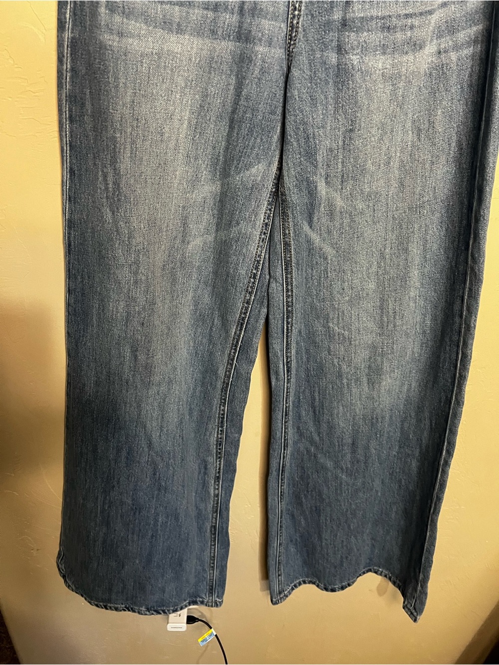 NWT Vervet Olivia High Rise Wide Leg Boho Western Denim Jeans - Picture 4 of 13